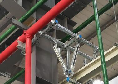 濠江该抗震支架的整体式支吊架结构协调性好